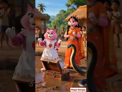 টনিদের পাড়ায় সাপ খেলা এসেছে🐱🐍। #shorts #shots #magic