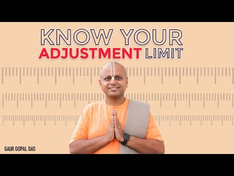 Know Your Adjustment Limit | Gaur Gopal Das #shorts