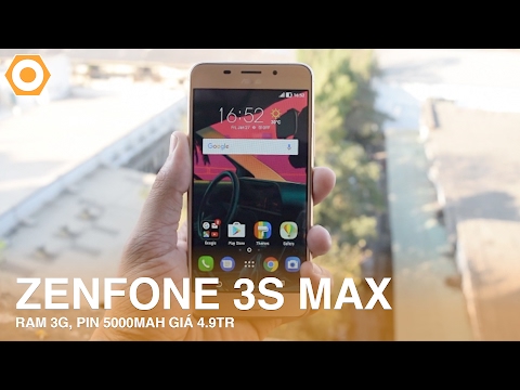 (VIETNAMESE) Zenfone 3S Max ra mắt: Ram 3Gb, pin 5000mAh, Giá 4,9Tr