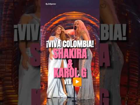 #Shakira & #KarolG Ganadoras #VMAs mejor colaboración👏 #news #fyp #fy  #music #video #shortvideos