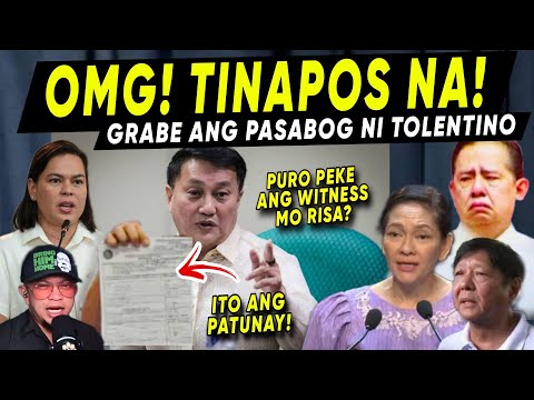 JUST IN : GRABE TO! LAGLAGAN na TALAGA! Tinap0s ni TOLENTINO Bah0 ni RIZA TAMBA BBM / BANAT BY