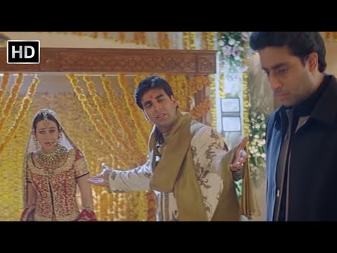 Climax - तुम दोनों एक दूसरे के लिए बने हो - Haan Maine Bhi Pyar Kiya Hain - Akshay,Karisma, Abhishek