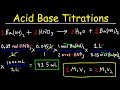 Titration and Molar Ratios