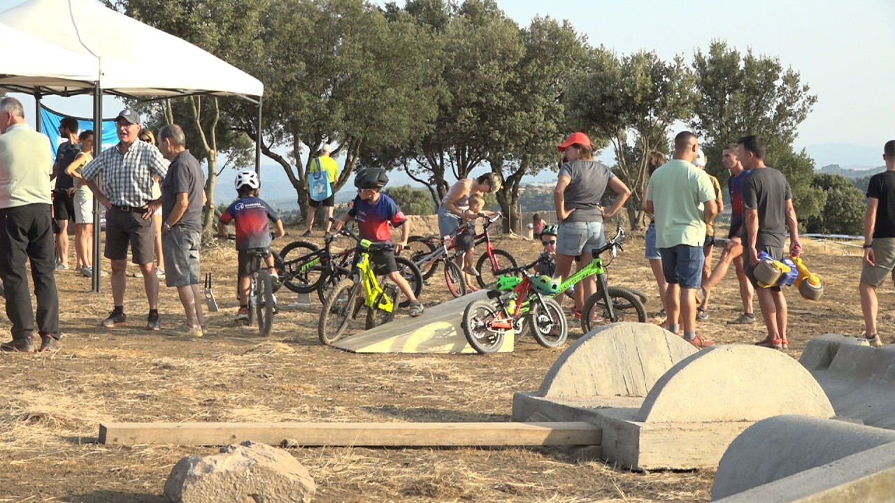 Presenten la nova zona de bici trial i BTT de Prats de Lluçanès
