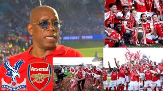 Ian Wright goes ECSTATIC as Arsenal Lifts The Premier League Trophy Mikel Arteta Go Crazy Reaction