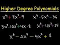 Factoring Higher Degree Polynomials and Equations