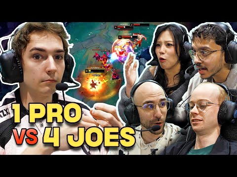How many average League players does it take to beat a pro?