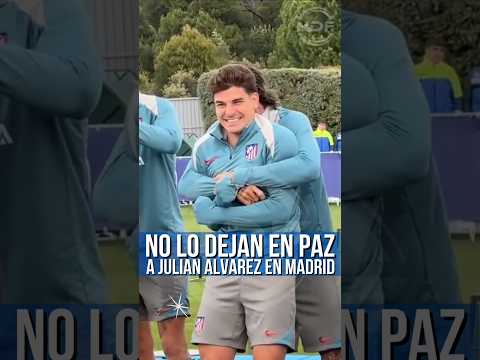 A Julian Alvarez lo vuelven loco en el Atletico Madrid 😂