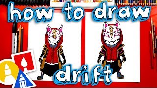 how to draw drift from fortnite - how to draw drift fortnite easy