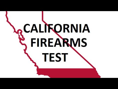 How to pass the California Gun FSC Firearm Safety Test the ...