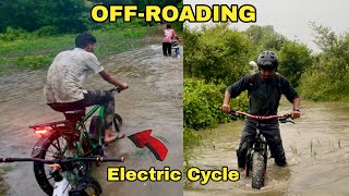 Electric Cycle Ko Dobara Pani Mein Le Gaye 😅| Jungle Off-Roading Adventure!