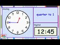 Understanding Time: Quarter Hours