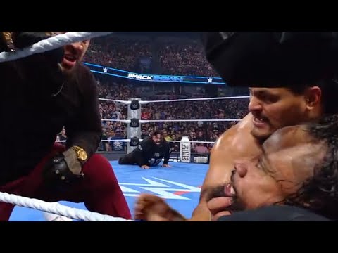 Jacob Fatu save Jimmy Uso from Solo Sikoa and JC Mateo WWE Smackdown 21 June 2025 Jacob vs Solo
