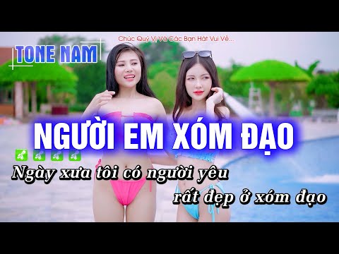 Người Em Xóm Đạo Karaoke Tone Nam Dễ Hát – Hoàng Dũng Karaoke