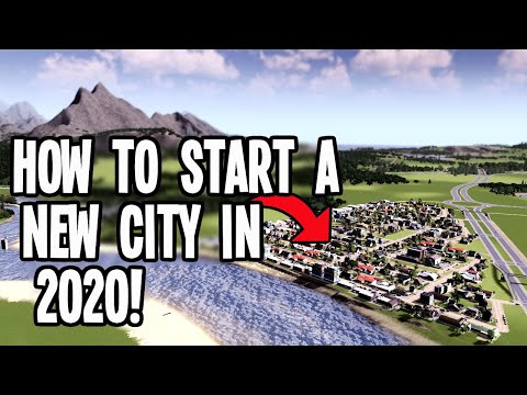 How to Start a NEW City that's so GREAT Everyone wants to move in! Cities Skylines! 2020/2021