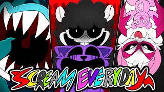 SCREAM EVERYDAY (Nightmare Critters animated song) POPPY PLAYTIME CHAPTER 4