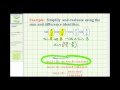 Trigonometric Identities and Values
