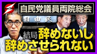 無敵の人！？自民党両院議員総会が開かれても石破総理は結局辞めず…辞めさせられず…自民党はこのまま浮上せず！？今後の行く末は暗い！？政策は全く進まない！！連立の可能性が高いのは…代表留任のあの政党！？