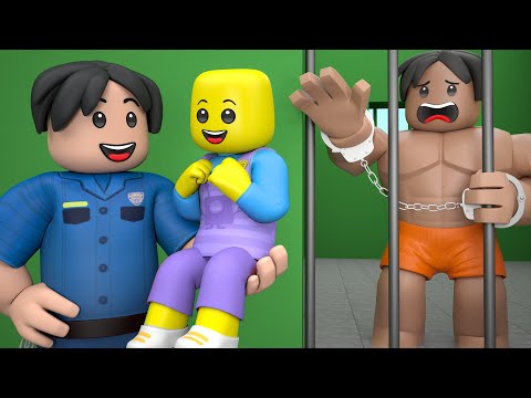 ROBLOX Brookhaven 🏡RP - FUNNY MOMENTS - Legendary Jailbreak : Bacon Hair Vs Evil Muscular Prisoner