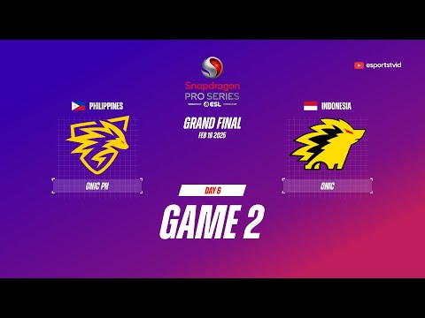 ONIC PH vs ONIC GAME 2 GRAND FINAL ESL Snapdragon Pro Series S6 | ONIC vs ONIC ESPORTSTV