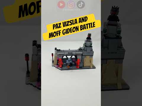 LEGO Paz Vizsla and Moff Gideon Battle Review #legostarwars