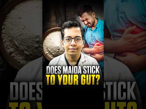 Does Maida Stick to your Gut ? | Dt.Bhawesh | #diettubeindia #dietitian #indianfood #shorts