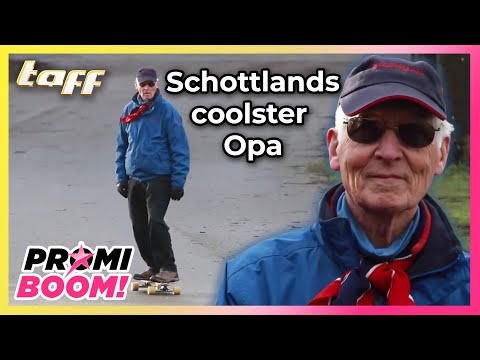 Arguably Scotland's coolest grandpa! 82-year-old loves skating | taff x Promiboom | ProSieben