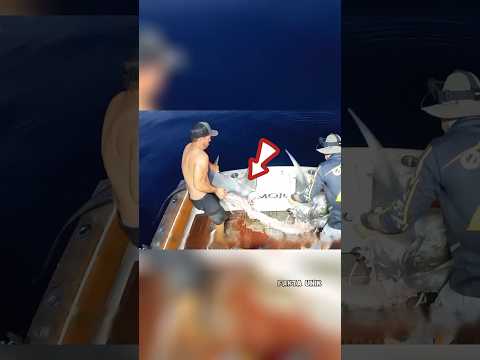 Ikan pemancing ini diserang makhluk tak dikenal😱 #shorts #viralvideo #fishing #mancing #ikanhiu #hiu