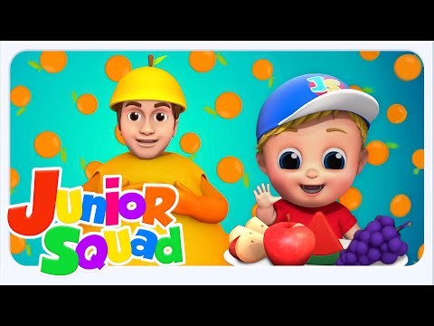 🍎🍌🎶 Junior Squad เพลงผลไม้สำหรับเด็ก | เพลงการเรียนรู้ในภาษาไทย