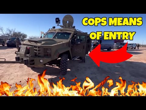 Crazy Tyrant Cops Use Battering Ram And Explosives On A House