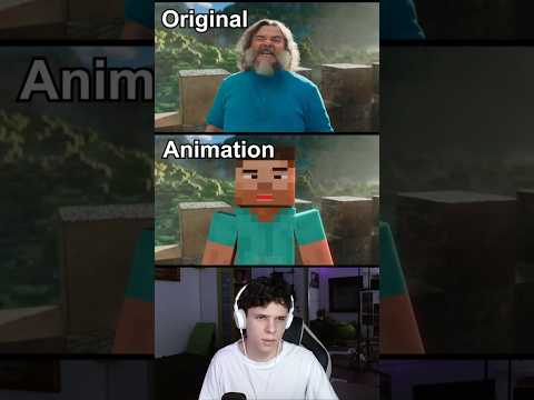 Minecraft Film Original vs Animation😮