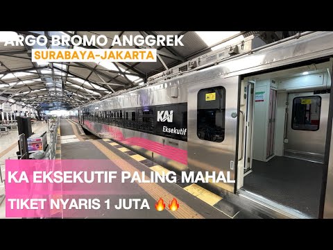 BEGINI LAYANAN KERETA EKSEKUTIF TERMAHAL DI INDONESIA‼️ KA 1 ARGO BROMO ANGGREK SURABAYA-JAKARTA