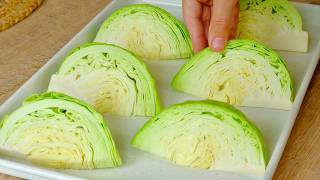 1 cabbage and 1 can chickpeas! Simple and incredibly delicious cabbage recipe I make every week!