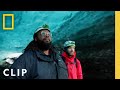 Exploring the Ice Cave