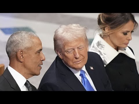 Donald Trump ✨️ Barack Obama's Best Moment @Jimmy Carter's State Funeral Service 🇺🇸