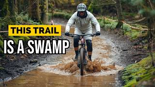 Riding Cannock in the WET