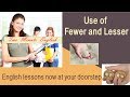 Understanding 'Few' and 'Less' Usage
