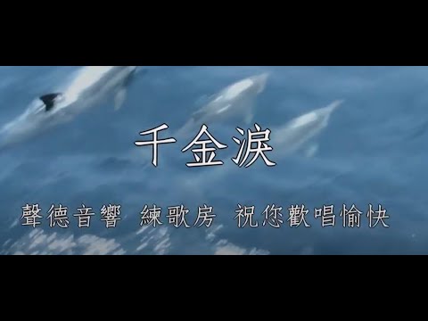 千金淚 楊哲 陳思安 女調卡啦OK伴唱