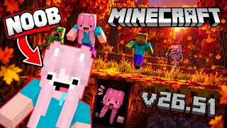 1 TAG 🆕 Minecraft UPDATE: 26.50/26.51 testen (ich bin ein Noob) LunaX das Kuchenbrot 