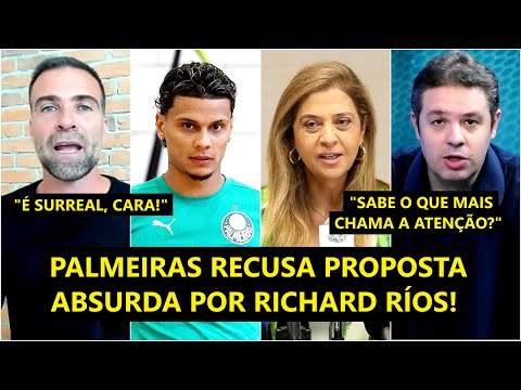 "É MUITO SURREAL!! O Palmeiras RECUSOU 25 MILHÕES DE EUROS pelo Richard Ríos! Isso SÓ MOSTRA que..."