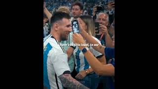 Leo Messi says goodbye to his National Team 🇦🇷