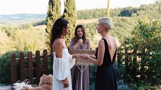 Our Wedding in Tuscany | Alexis & Lilian | Lesbian Wedding