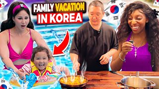 KOREAN HUSBAND COOKS for My Sister! | Family Trip to a Korean Pension 🏡