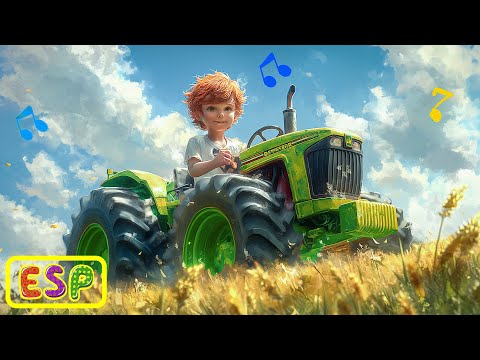 🚜 La Canción del Tractor Verde de Leo | Canción Infantil Divertida 🎵