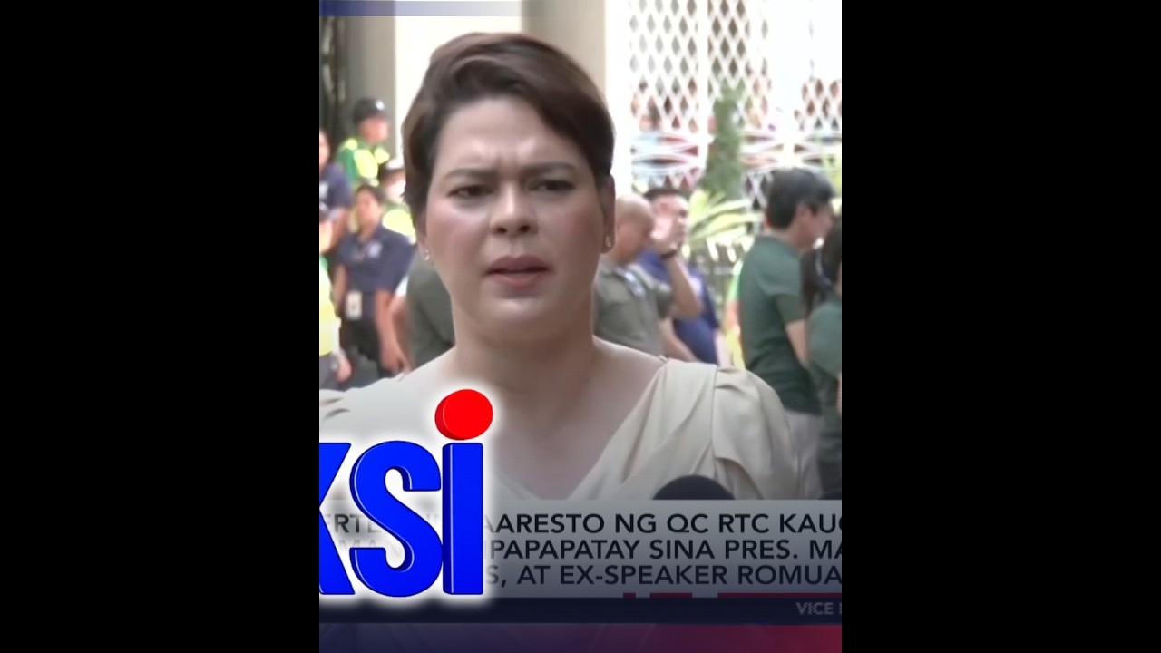 VP Duterte, ipinaaaresto ng QC RTC kaugnay ng banta umanong ipapatay sina Pres. Marcos... | Saksi