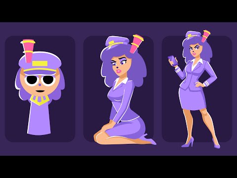 Sprunki OC Valerie But Humanized | Incredibox Sprunki Animation
