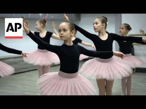 YouTube video thumbnail: Bomb Shelter in Kharkiv Doubles as a Ballet Studio