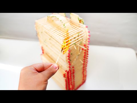 I Made A Backpack Out of 10,000 Matches