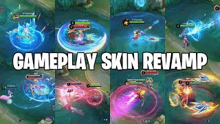 GAMEPLAY SKIN REVAMP COLLECTOR JAWHEAD, KHUFRA, SKIN SUMMER ZILONG, FANNY, CLAUDE, CLINT, NANA