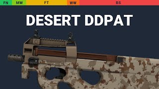 P90 Desert DDPAT Wear Preview